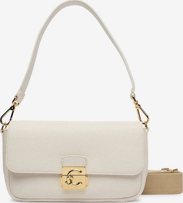 Coccinelle Handtas 'C-Me Lock' in Wit: voorkant