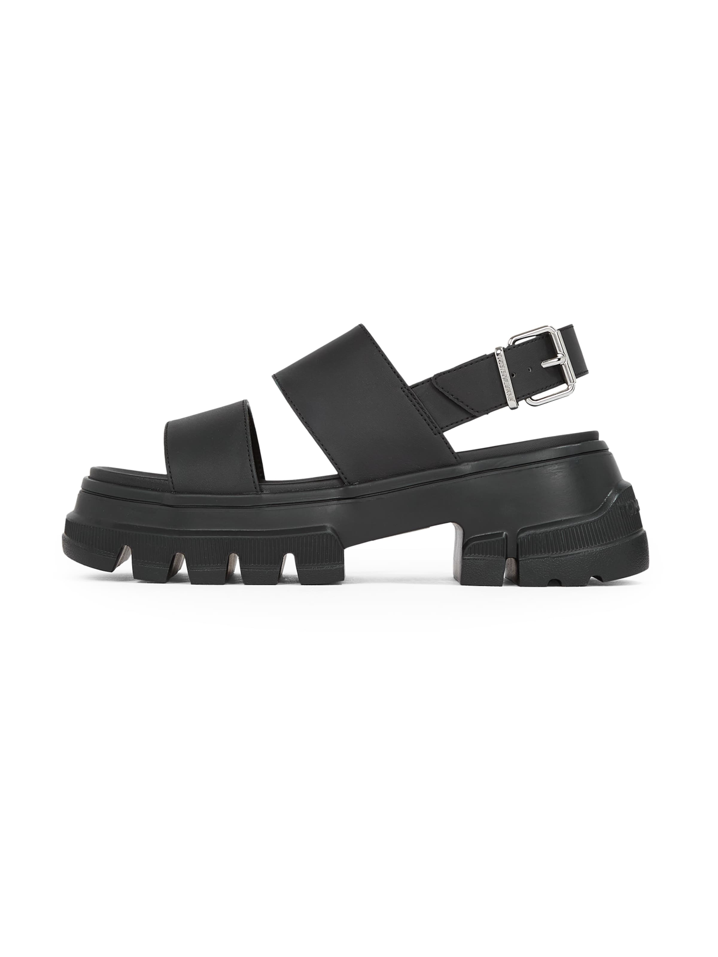 Tommy Jeans Sandaal 'CITY', värv must: eest vaates