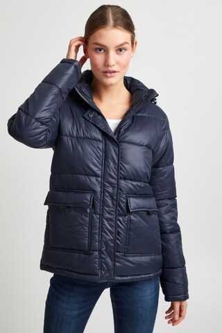 Oxmo Winter Jacket 'Dilja' in Blue: front