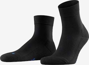 Chaussettes de sport 'Cool Cick' FALKE en noir : devant