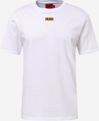 HUGO Shirt 'Durned' in de kleur Geel / Zwart / Wit, Productweergave