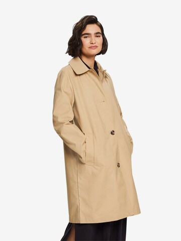 ESPRIT Between-Seasons Coat in Beige: front