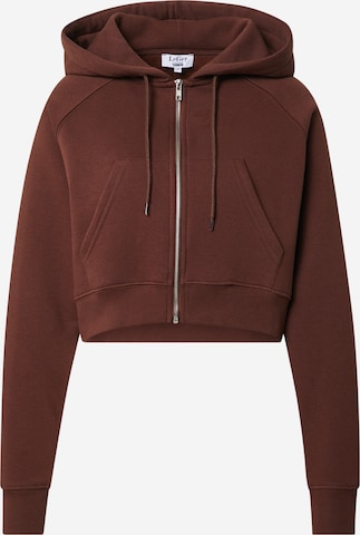 LeGer by Lena Gercke Sweat jacket 'Hester' in Brown: front