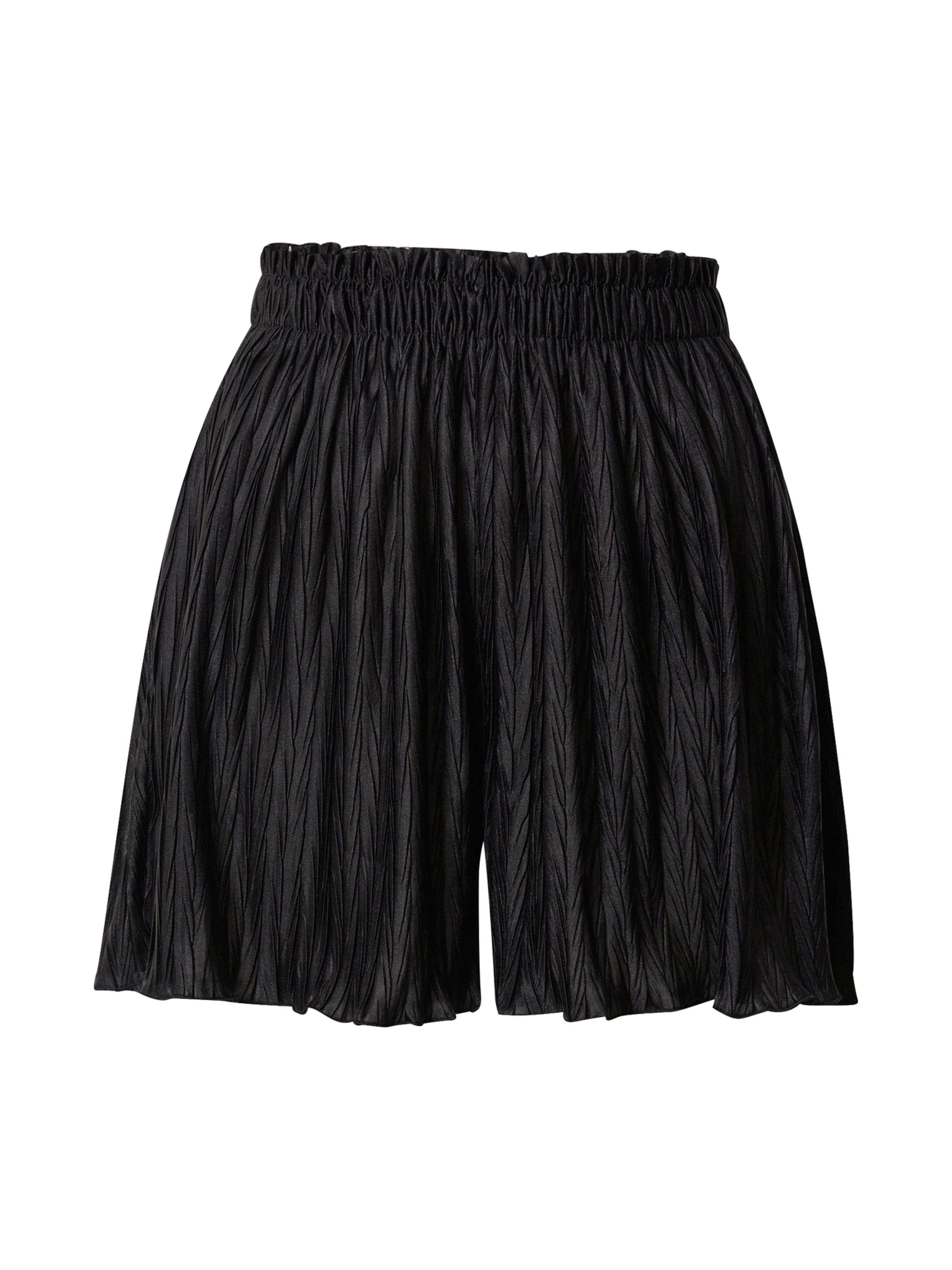 ABOUT YOU Laiad sääred Püksid 'Thora', värv must: eest vaates