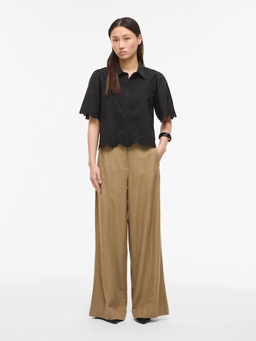 ROUGE EDIT Bluse 'ROUKAY' in Schwarz