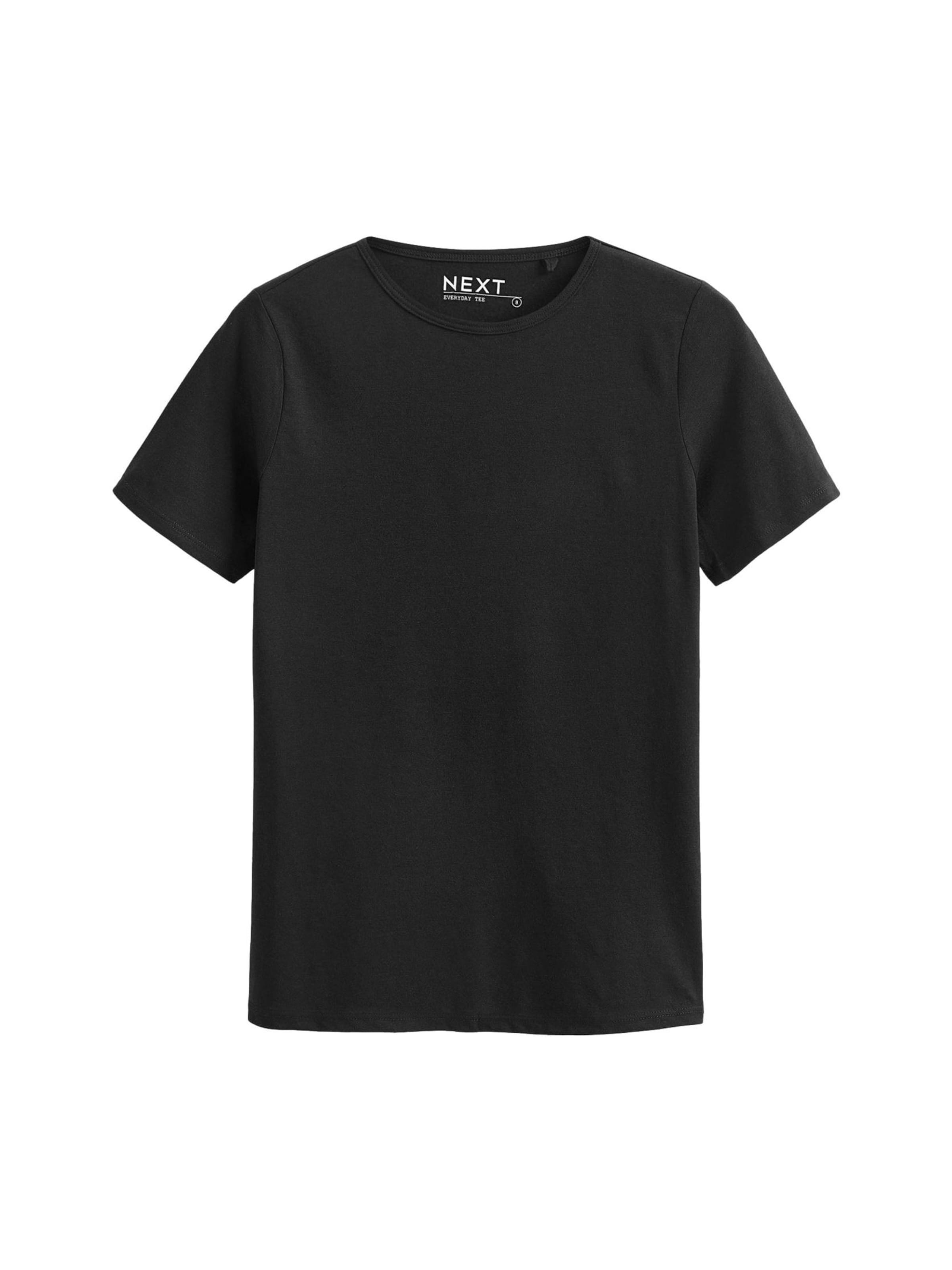 Next Футболка 'The Everyday ' в Черный: спереди