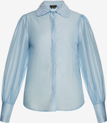 faina Blouse in Blauw: voorkant