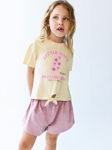 MANGO KIDSMajica 'LITTLE' - žuta boja