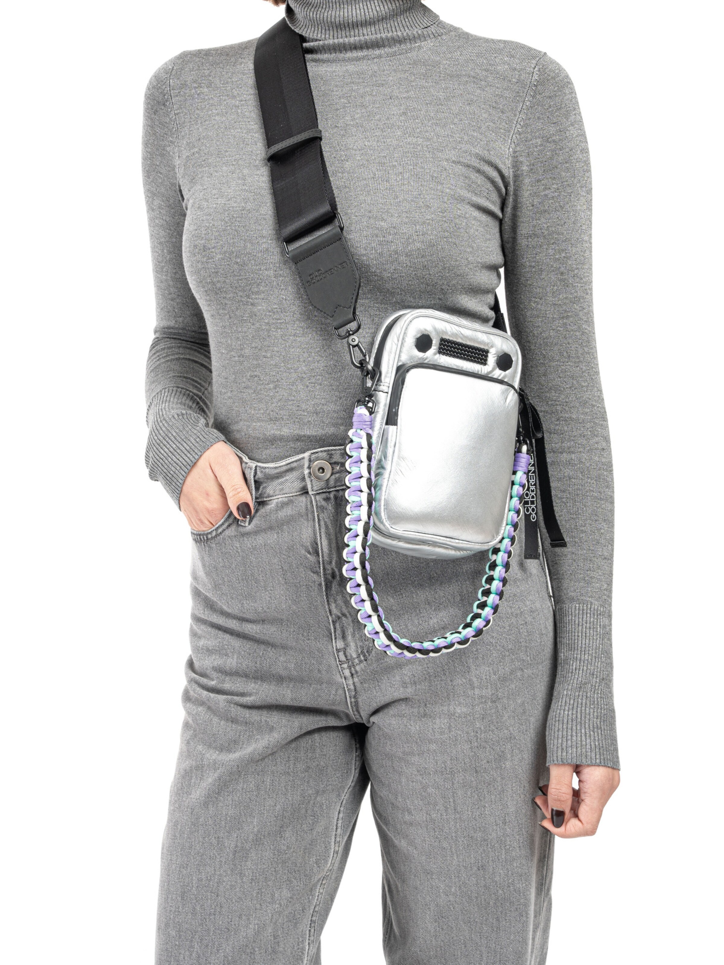 Clio Handbag 'URBAN' in Silver