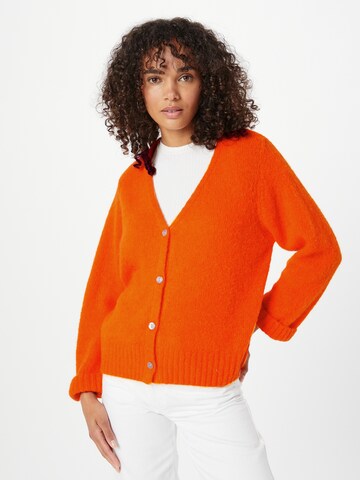 Cardigan 'EAST' AMERICAN VINTAGE en orange : devant