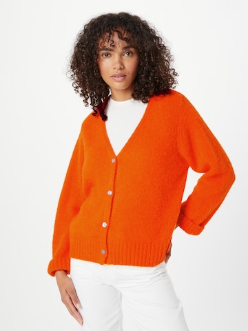 AMERICAN VINTAGE Strickjacke 'EAST' in Orange: predná strana