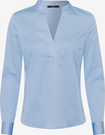 Camicia da donna di zero in blu: frontale