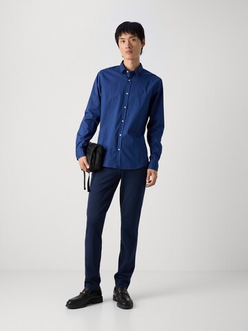 SCOTCH & SODA Slimfit Lærredsbukser 'Mott' i blå