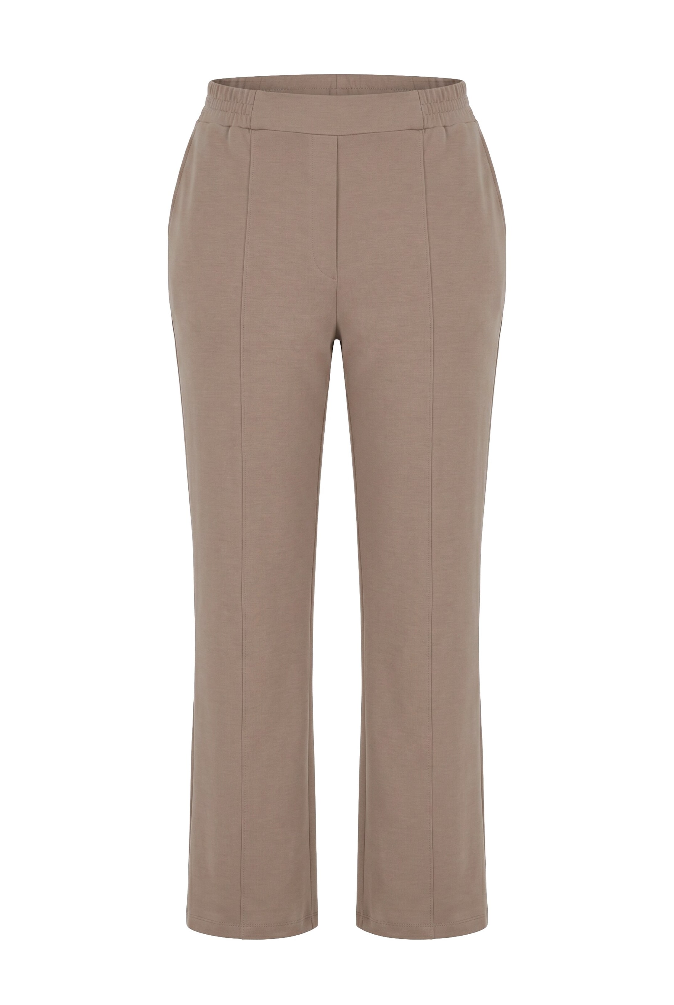 Ulla Popken Regular Hose in Braun: Vorderseite