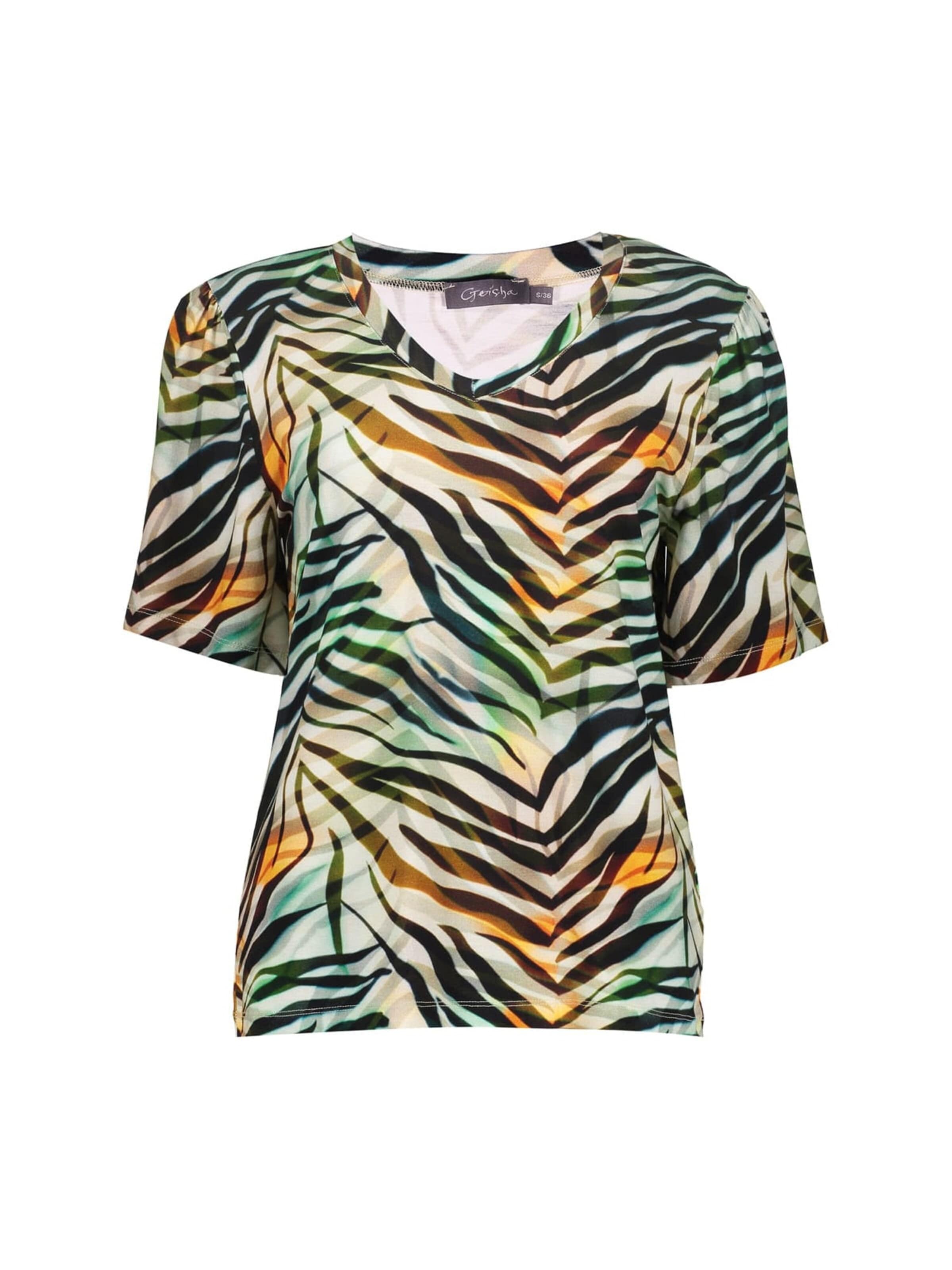 Geisha Shirt 'JAZZ' in Groen: voorkant