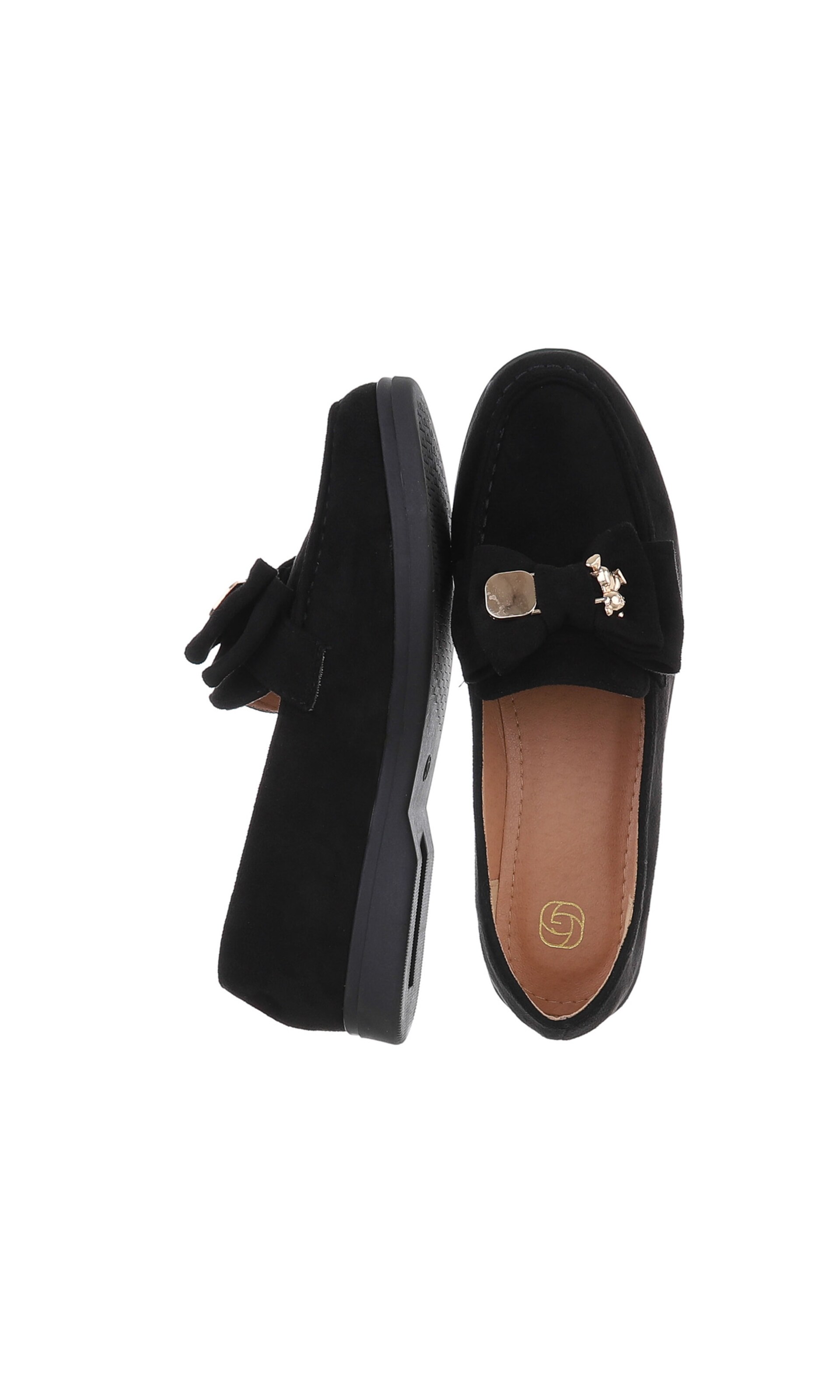 Ital-Design Moccasins in Black
