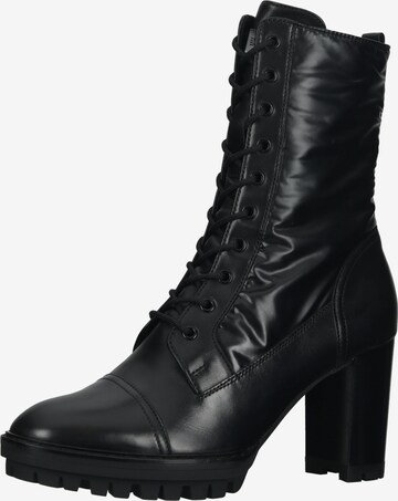 Högl Lace-Up Ankle Boots in Black: front