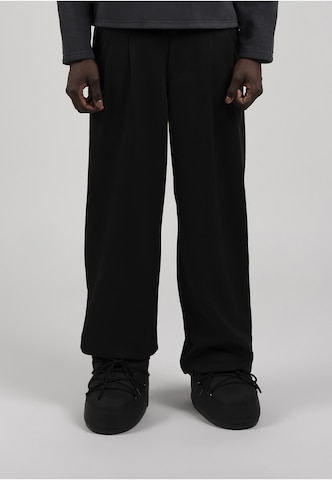Wide Leg Pantalon à pince 'Powder' Prohibited en noir : devant