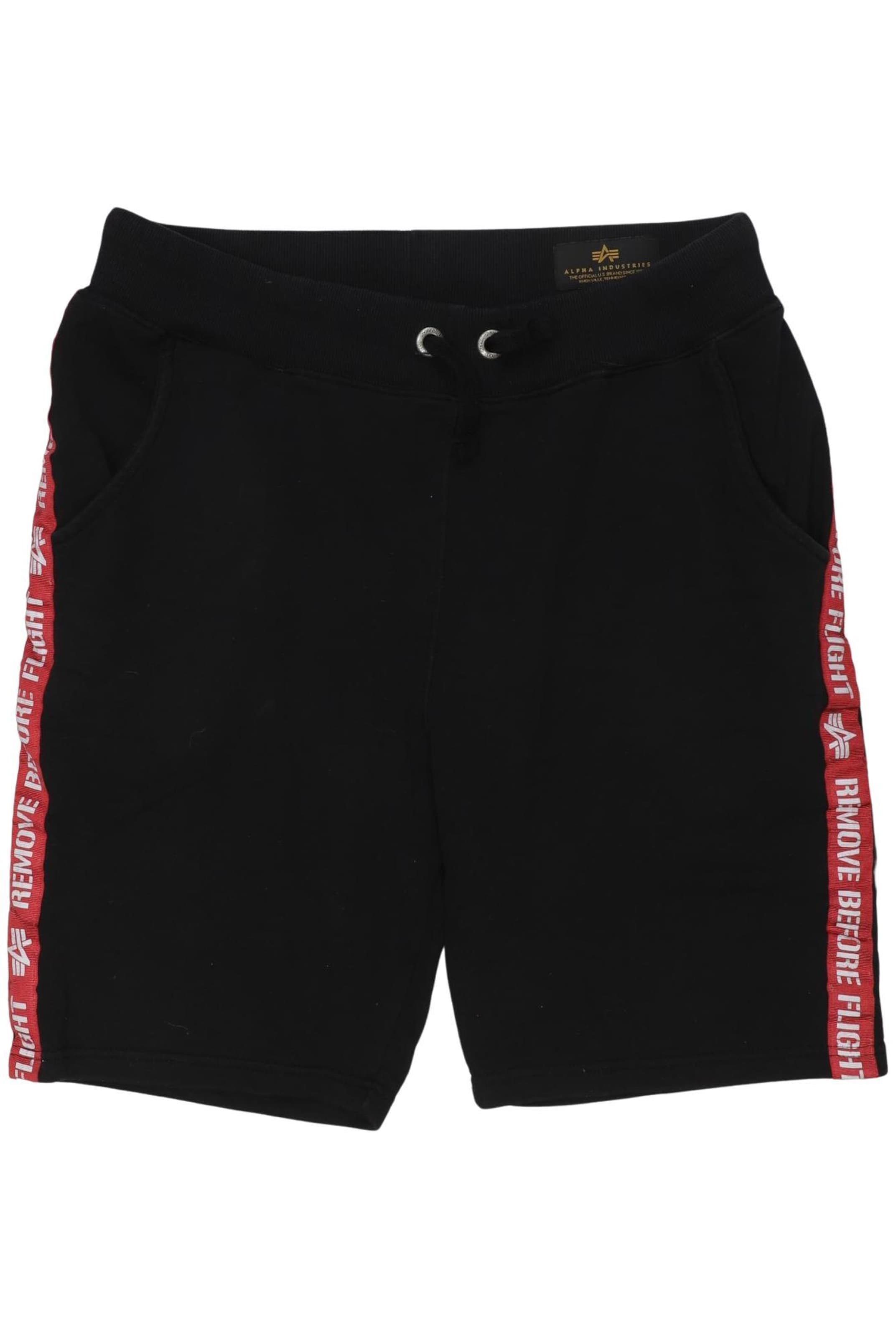 ALPHA INDUSTRIES Shorts in 38 in Black: front