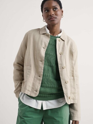 Veste mi-saison 'Arame' Seasalt Cornwall en beige : devant