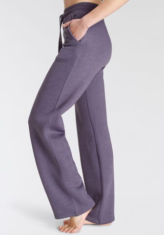 VIVANCE Wide leg Trousers in Purple