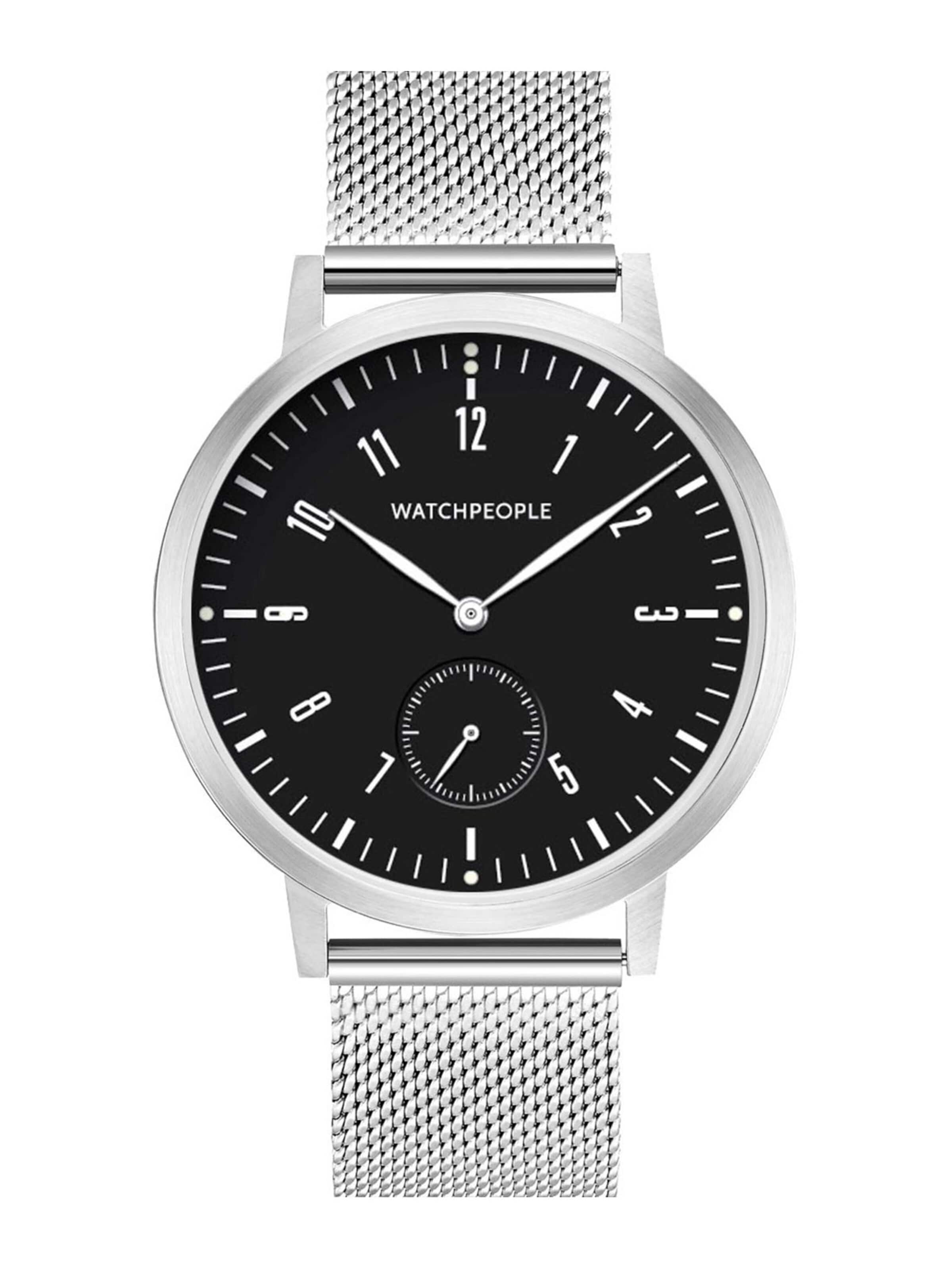 WALTER GROPIUS Analog Watch 'METROPOLITAN' in Silver: front