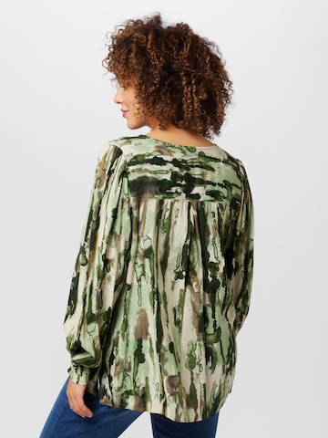 Fransa Curve Blouse 'FPISADORA' in Groen