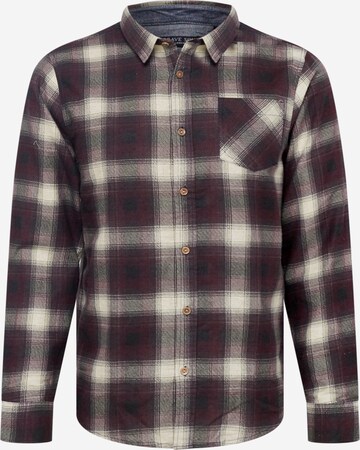 BRAVE SOUL Button Up Shirt 'GARLA' in Red: front