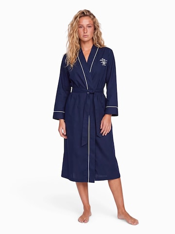 Lauren Ralph Lauren Dolg kopalni plašč 'Herringone' | modra barva: sprednja stran