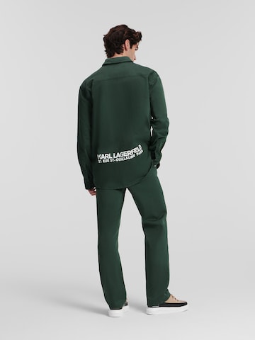 Karl Lagerfeld Regular fit Overhemd in Groen