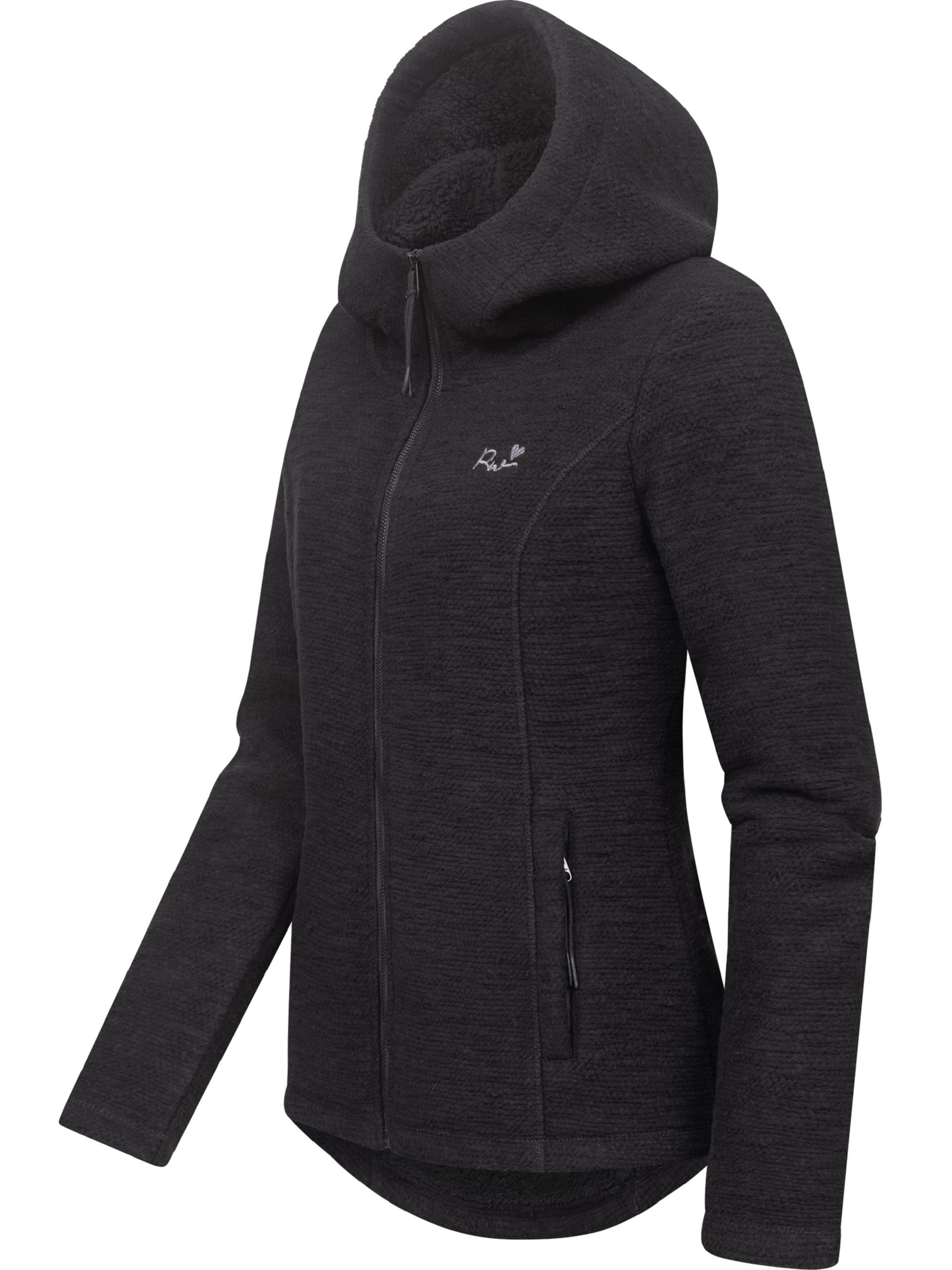 Ragwear Knit Cardigan 'Lyshka' in Black