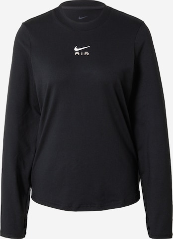 NIKE - Camiseta funcional 'Air' en negro: frente