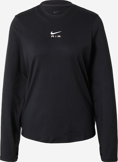 NIKE Functioneel shirt 'Air' in de kleur Zwart / Wit, Productweergave