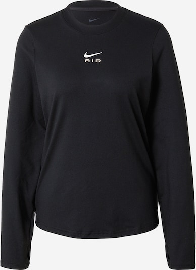 NIKE T-shirt fonctionnel 'Air' en noir / blanc, Vue avec produit