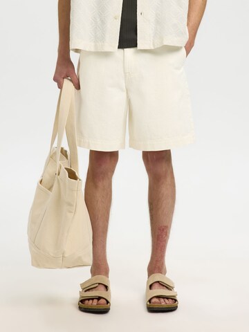Loosefit Jeans di SELECTED in beige