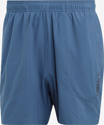 ADIDAS TERREX Normální Sportovní kalhoty 'Multi' – modrá: přední strana