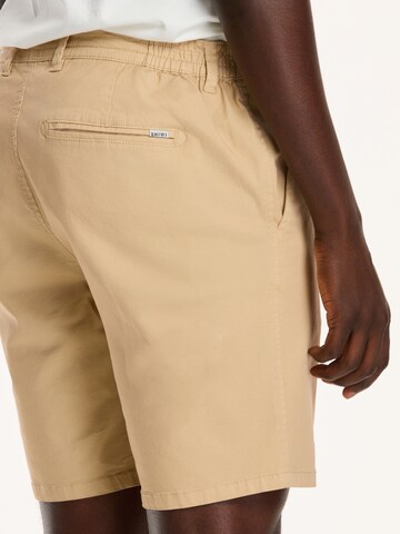 Regular Pantalon chino 'Jack' Shiwi en beige