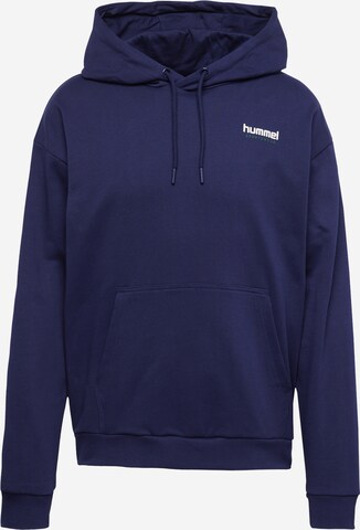 Hummel Athletic Sweatshirt in Blue: front