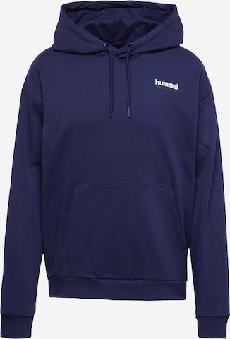 Hummel - Sweatshirt de desporto em azul: frente