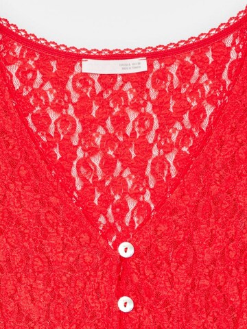 Dilvin Knit cardigan in Red