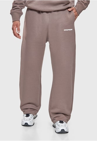 Loosefit Pantalon 'Dynamic' Dropsize en marron : devant