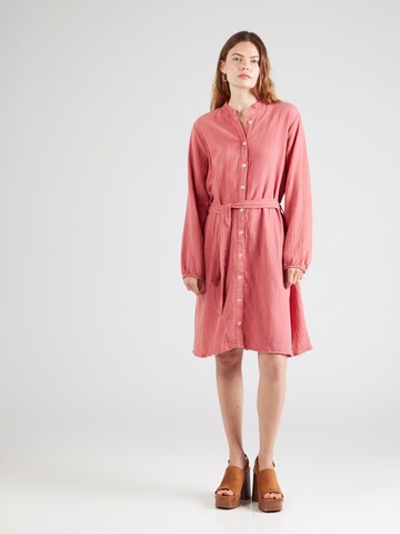 Sublevel Shirt Dress in Pink: front