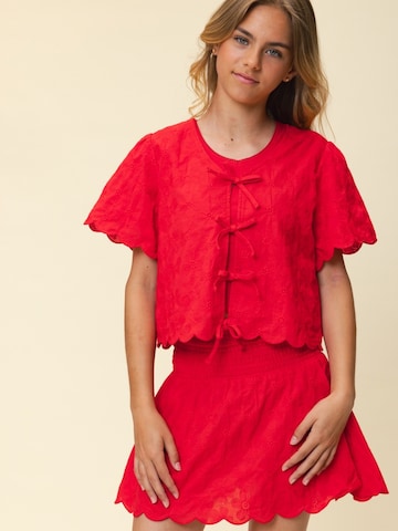 Jupe Looxs Revolution en rouge : devant