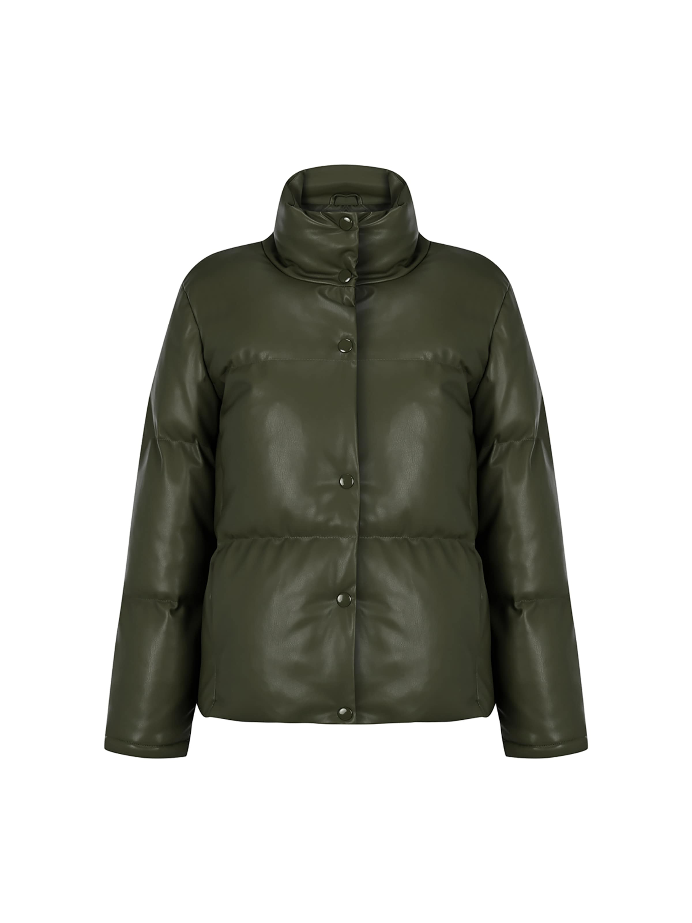 FRESHLIONS Winterjacke 'Olena' in Grün: Vorderseite