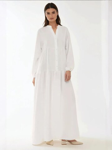 Hiccup Dress in White