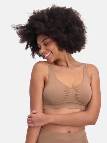 Bamboo basics Bustier BH 'Fleur' in Beige: voorkant