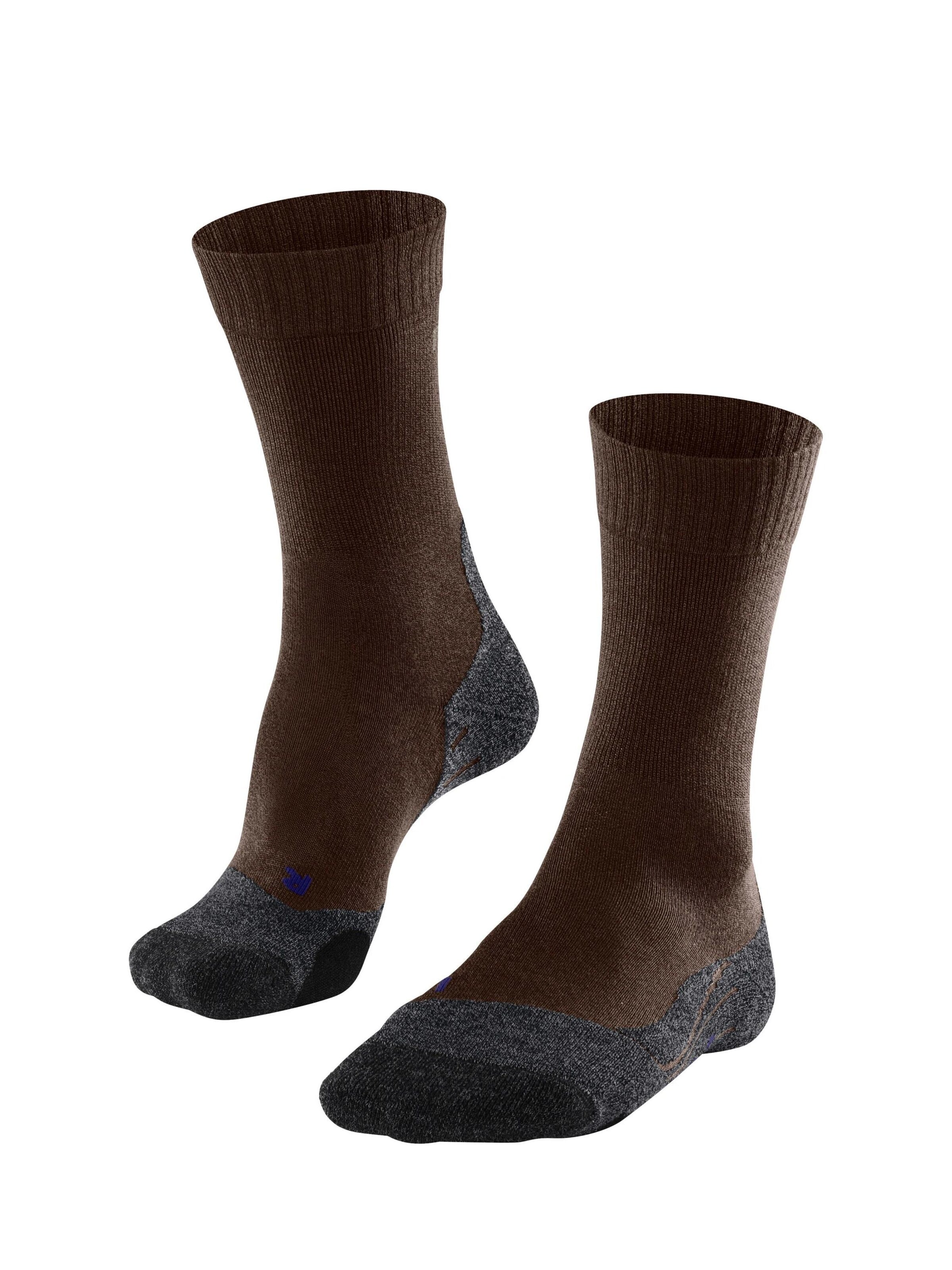 FALKE Sportsocken 'TK2 Explore Cool'‌‌‌‌‌‌ in Braun: Vorderseite