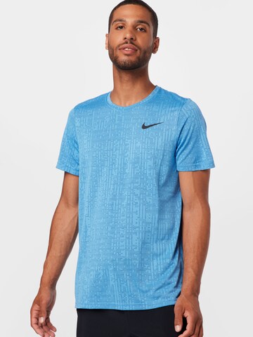 NIKE Sportshirt 'Superset' in Blau: predná strana