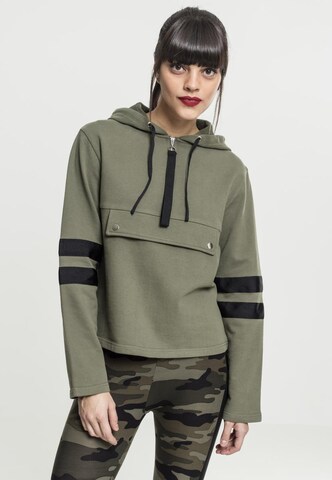 Sweat-shirt Urban Classics en vert : devant