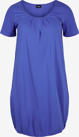 Zizzi Dress 'Polly' in Blue: front